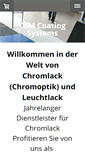 Mobile Screenshot of chromlack.de