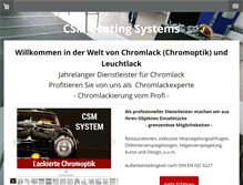Tablet Screenshot of chromlack.de